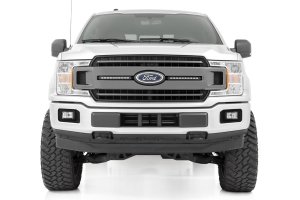 Ford F-150 LED Light Kit - Grille Mount - Rough Country - 10 Ford F-150 LED Light Kit - Grille Mount - Rough Country - 10